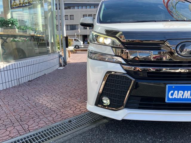 ヴェルファイア ２．５Ｚ　Ａエディション　ゴールデンアイズ　フリップダウンモニター　純正ナビ　ＴＶ　バックカメラ　ドライブレコーダー　スマートキ　クリアランスソナー　レーダークルーズコントロール　ＬＥＤ　電動リアゲート　ＥＴＣ　衝突被害軽減　ハーフレザーシート（39枚目）
