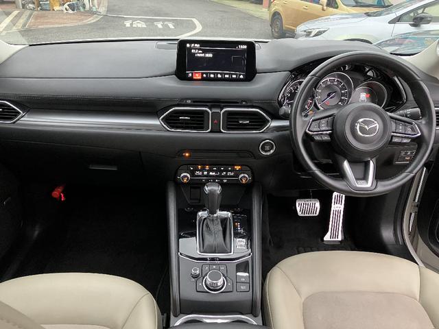 CX-5 20S シルクベージュセレクション BOSEサウンド 360°ビューモニター ナビ TV ETC スマートキー クリアランスソナー レーダークルーズコントロール レーンアシスト 衝突被害軽減 電動リアゲート シートヒーター ハーフレザー(5枚目)