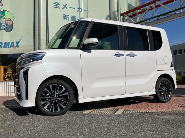 タント カスタムRSリミテッド 届出済未使用車 ターボ 衝突被害軽減 ETC 前席シートヒーター スマートキ クリアランスソナー レーダークルーズコントロール LEDライト 両側電動スライドドア アイドリングストップ 電動格納ミラー(16枚目)