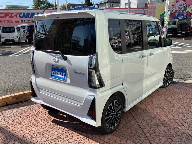 タント カスタムRSリミテッド 届出済未使用車 ターボ 衝突被害軽減 ETC 前席シートヒーター スマートキ クリアランスソナー レーダークルーズコントロール LEDライト 両側電動スライドドア アイドリングストップ 電動格納ミラー(20枚目)