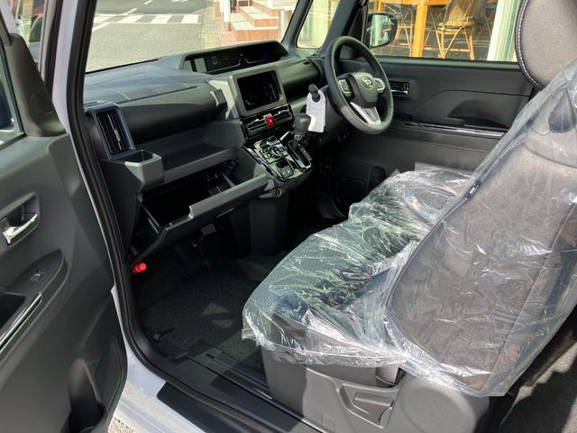 タント カスタムRSリミテッド 届出済未使用車 ターボ 衝突被害軽減 ETC 前席シートヒーター スマートキ クリアランスソナー レーダークルーズコントロール LEDライト 両側電動スライドドア アイドリングストップ 電動格納ミラー(27枚目)