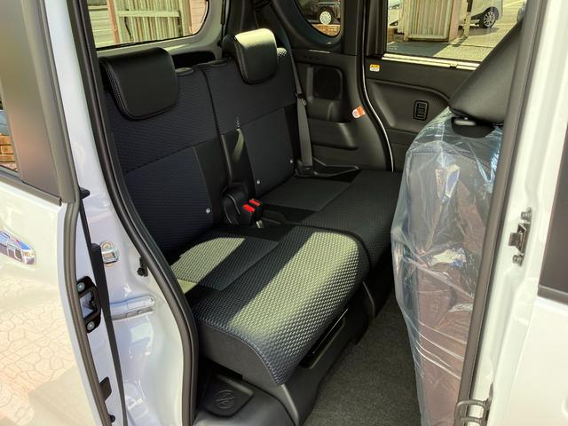 タント カスタムRSリミテッド 届出済未使用車 ターボ 衝突被害軽減 ETC 前席シートヒーター スマートキ クリアランスソナー レーダークルーズコントロール LEDライト 両側電動スライドドア アイドリングストップ 電動格納ミラー(28枚目)