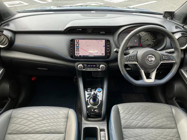 キックス オーテック プロパイロット パノラミックビューモニター 純正ナビ TV ETC クリアランスソナー レーンアシスト 衝突被害軽減 LED ヘッドライトウォッシャー スマートキー 純正ドラレコ ステアリングヒーター(5枚目)