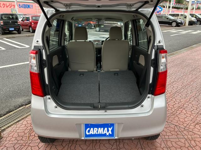 ワゴンＲ ＦＸ　５速ＭＴ車　キーレスエントリー　オートエアコン　アイドリングストップ　電動格納ミラー　フォグランプ　盗難防止システム　ＣＤ　社外アルミホイール　衝突安全ボディ　パワーステアリング（28枚目）