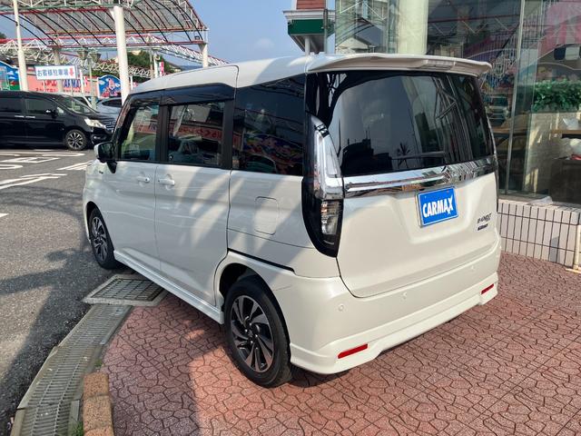 ソリオバンディット ハイブリッドＭＶ　登録済み未使用車　全周囲カメラ　メーカーナビ　ＴＶ　スマートキー　クリアランスソナー　レーダークルーズコントロール　レーンアシスト　衝突被害軽減　ＬＥＤ　フォグ　ＨＵＤ　ステリモ　両側電動スライドドア（21枚目）