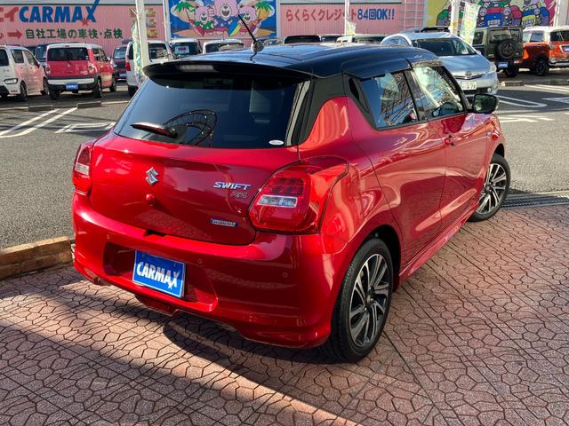 スイフト ハイブリッドＲＳ　全方位モニター用カメラパッケージ装着車　純正８インチナビ　ＴＶ　スマートキー　純正前後ドラレコ　レーダークルコン　ＥＴＣ　クリアランスソナー　レーンアシスト　衝突被害軽減　ＬＥＤ　スマートキー　フォグ（21枚目）