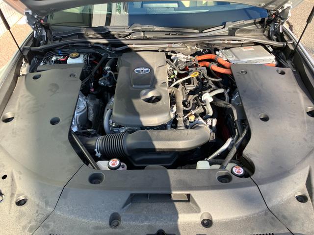 クラウンハイブリッド Ｓ　Ｃパッケージ　パノラミックビューモニター　純正ナビ　ＴＶ　スマートキー　ドラレコ　ＥＴＣ　レーダークルコン　衝突被害軽減　クリアランスソナー　レーンアシスト　ＬＥＤ　シートヒータ　ステアリングヒーター　１００Ｖ電源（27枚目）