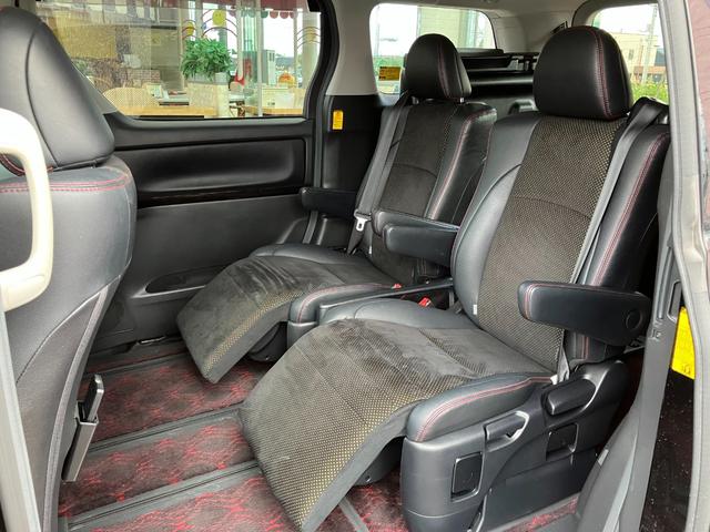 ヴェルファイア ２．４Ｚ　ゴールデンアイズＩＩ　フリップダウンモニター　純正ナビ　ＴＶ　バックカメラ　スマートキー　ＥＴＣ　クルコン　クリアランスソナー　ステリモ　ＨＩＤ　電動リアゲート　オットマン　ドラレコ　ハーフレザーシート　ＡＣ１００Ｖ電源（37枚目）