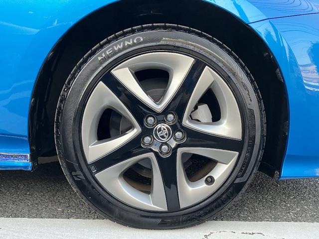 プリウス Sツーリングセレクション ナビ TV スマートキー 前席シートヒーター ETC レーダークルコン クリアランスソナー レーンアシスト 衝突被害軽減 オートマチックハイビーム 17インチアルミホイール LED フォグ ステリモ(22枚目)