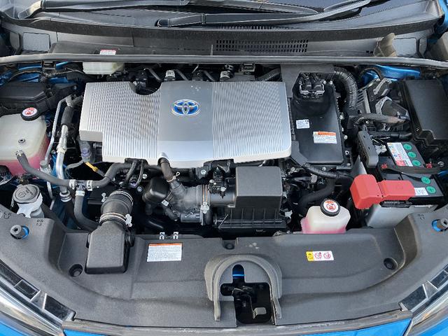 プリウス Sツーリングセレクション ナビ TV スマートキー 前席シートヒーター ETC レーダークルコン クリアランスソナー レーンアシスト 衝突被害軽減 オートマチックハイビーム 17インチアルミホイール LED フォグ ステリモ(23枚目)