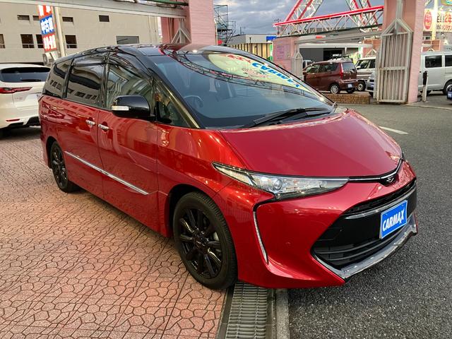 エスティマ アエラス　プレミアム　ツインサンルーフ　フリップダウンモニター　ナビ　ＴＶ　バックカメラ　スマートキ　ＥＴＣ　クルコン　クリアランスソナー　レーンアシスト　衝突軽減　両側電動スライドドア　オートマチックハイビーム　ドラレコ（16枚目）