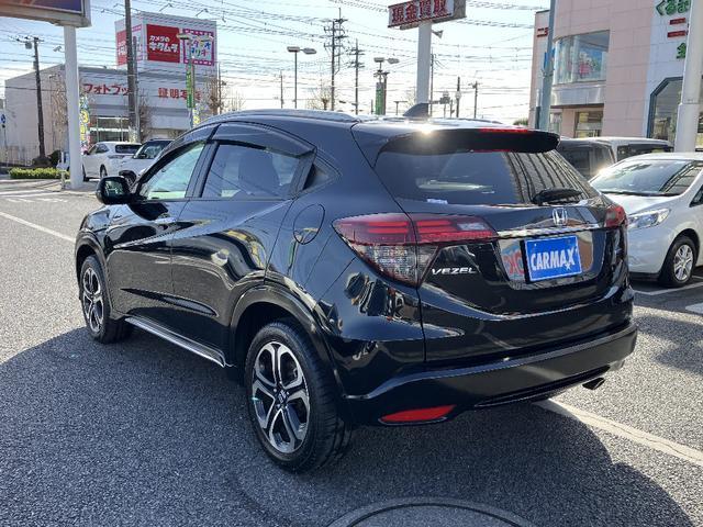 ヴェゼル ハイブリッドＺ・ホンダセンシング　ハーフレザーシート　純正ナビ　ＴＶ　バックカメラ　ＥＴＣ　スマートキー　衝突被害軽減　レーダークルコン　レーンアシスト　ＬＥＤ　ヘッドライトウォッシャー　１７インチアルミホイール　前席シートヒーター（19枚目）