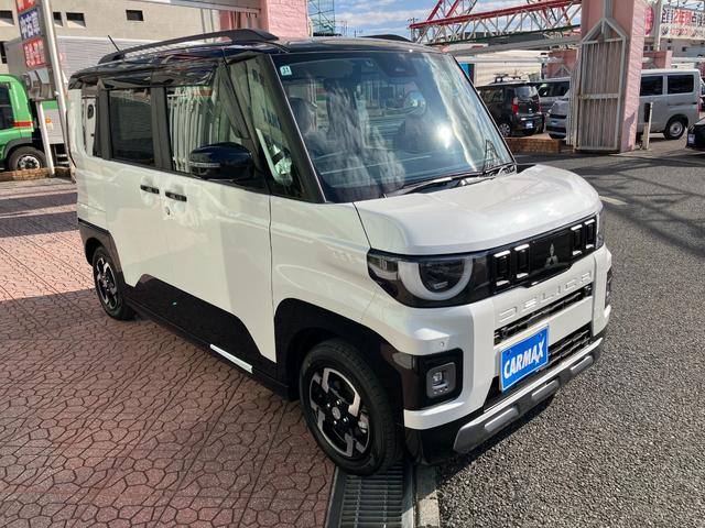 デリカミニ T プレミアム 届け出済未使用車 ターボ マイパイロット 全周囲カメラ ETC2.0 スマートキー ルーフレール 両側電動スライドドア クリアランスソナー レーンアシスト 衝突被害軽減 LED アイドリングストップ(15枚目)