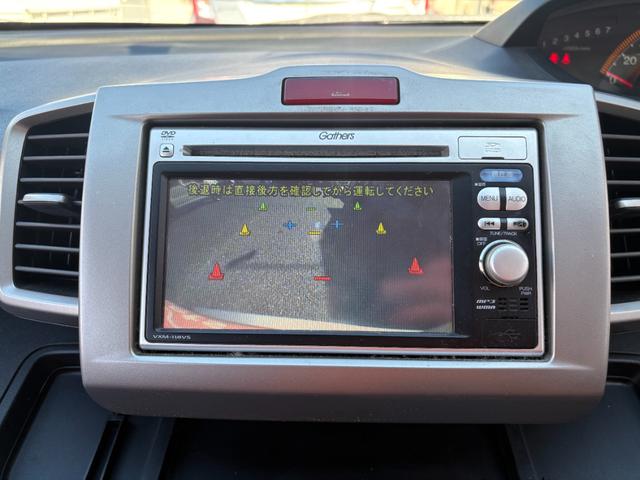 フリード Ｇ　ハイウェイエディション　純正７インチナビ　片側パワースライドドア　Ｂカメラ　ワンセグナビ　ＣＤ／ＤＶＤ再生　取説　スペアキー　マット　純正バイザー　オートエアコン　７人乗り　ヨコハマ８分山タイヤ　跳ね上げ３列目シート（36枚目）