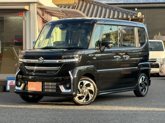 スペーシアカスタム ハイブリッドXS 届済未使用車 カロッツェリア9インチナビ Bカメラ 両側電動スライドドア HUD シートヒーター ハンドルヒーター 二列目スライド サーキュレーター 15インチアルミ オートエアコン 電子パーキング(2枚目)