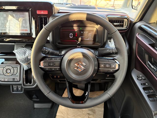 スペーシアカスタム ハイブリッドXS 届済未使用車 カロッツェリア9インチナビ Bカメラ 両側電動スライドドア HUD シートヒーター ハンドルヒーター 二列目スライド サーキュレーター 15インチアルミ オートエアコン 電子パーキング(36枚目)