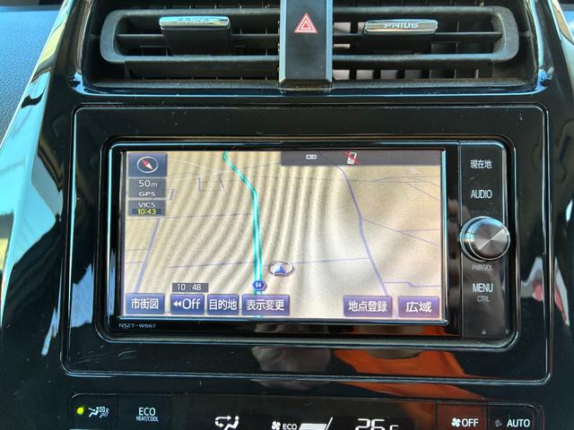 プリウス Ｓセーフティプラス　純正ナビ／ＥＴＣ／バックカメラ／前後ドラレコ／フルセグ／ＣＤ・ＤＶＤ／Ｂｌｕｅｔｏｏｔｈ／車線逸脱防止／クリアランスソナー／パーキングアシスト／オートハイビーム／横滑り防止／／スペアキー／取説／保証書（46枚目）