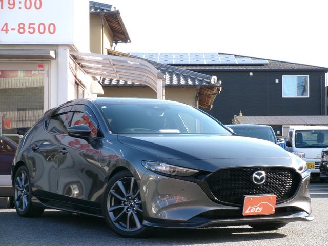 MAZDA3ファストバック 20S Lパッケージ ユーザー買取車/マツダコネクトナビ/TV/DVD/ETC/全方位モニター/BOSEサウンド12スピーカー/純正フルエアロ/衝突軽減装置/追従クルコン/シートヒーター/黒革シート/ローダウン(4枚目)