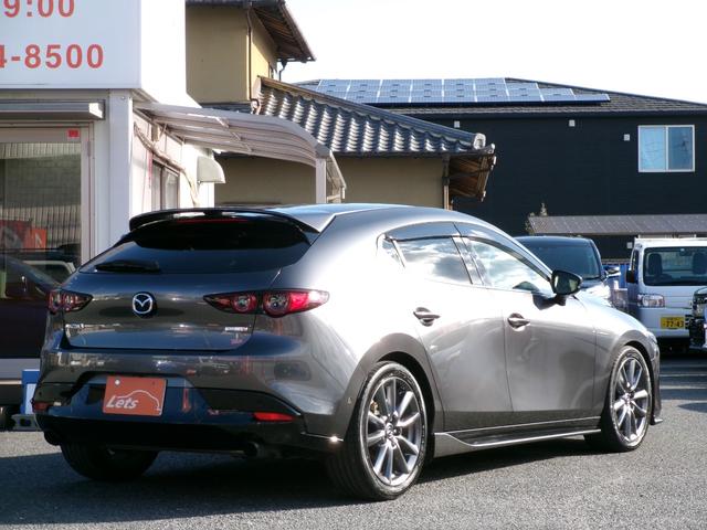 MAZDA3ファストバック 20S Lパッケージ ユーザー買取車/マツダコネクトナビ/TV/DVD/ETC/全方位モニター/BOSEサウンド12スピーカー/純正フルエアロ/衝突軽減装置/追従クルコン/シートヒーター/黒革シート/ローダウン(6枚目)