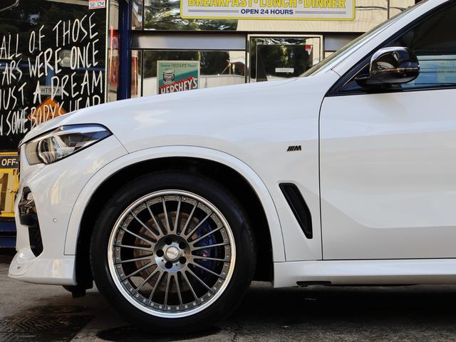 Ｘ５ ｘＤｒｉｖｅ　３５ｄ　Ｍスポーツ　電子制御アダプティブサスペンション　パノラマサンルーフ　ハーマンカードン　ミネラルホワイト　ブラウン内装　ＡＣシュニッツァーフロントスポイラー　ＴＷＳ２１インチ　Ｍドアミラー　オートテールゲート（12枚目）