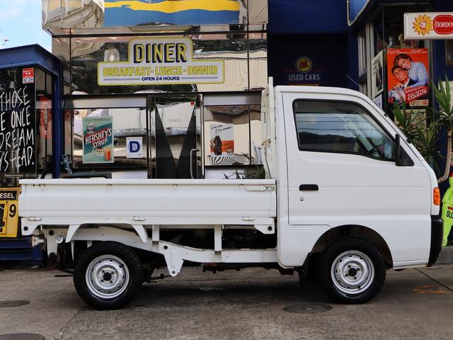 キャリイトラック キンタロウWA 金太郎ダンプ4WD 5速+EL パートタイム4WD(後輪駆動ベース) NEWタイヤ装着 取説記録簿 検令和8年9月 ドアバイザー サイドシルスカッフ リヤゲートチェーン デフロック アクセルロック(12枚目)