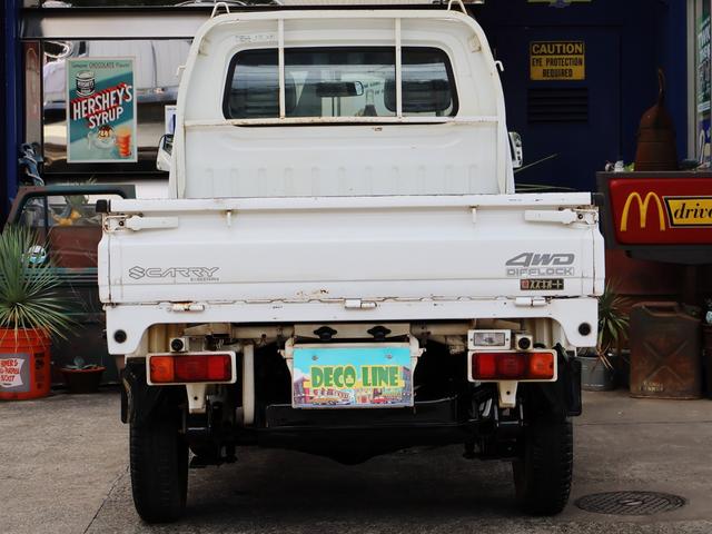 キャリイトラック キンタロウWA 金太郎ダンプ4WD 5速+EL パートタイム4WD(後輪駆動ベース) NEWタイヤ装着 取説記録簿 検令和8年9月 ドアバイザー サイドシルスカッフ リヤゲートチェーン デフロック アクセルロック(19枚目)