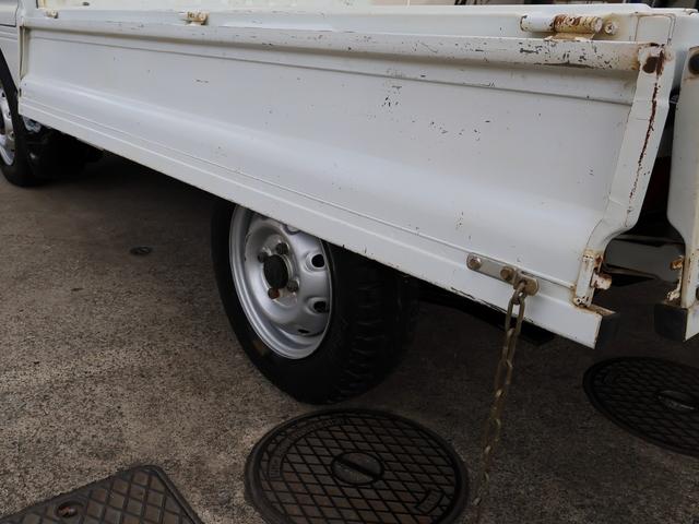 キャリイトラック キンタロウWA 金太郎ダンプ4WD 5速+EL パートタイム4WD(後輪駆動ベース) NEWタイヤ装着 取説記録簿 検令和8年9月 ドアバイザー サイドシルスカッフ リヤゲートチェーン デフロック アクセルロック(47枚目)