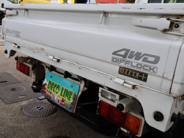 キャリイトラック キンタロウWA 金太郎ダンプ4WD 5速+EL パートタイム4WD(後輪駆動ベース) NEWタイヤ装着 取説記録簿 検令和8年9月 ドアバイザー サイドシルスカッフ リヤゲートチェーン デフロック アクセルロック(51枚目)
