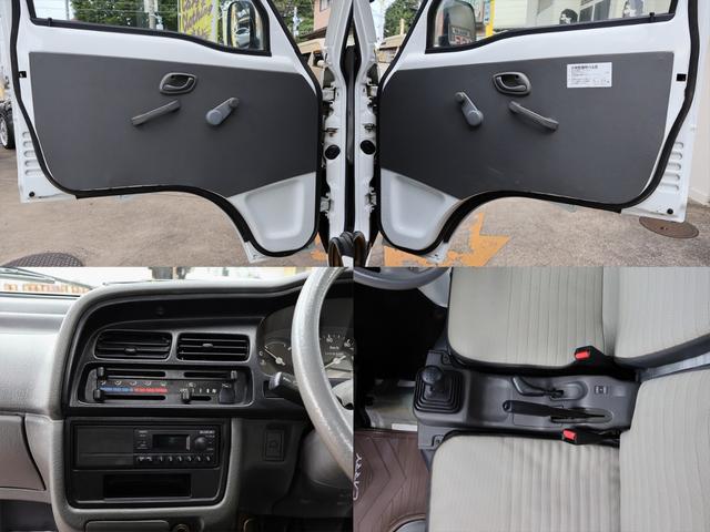 キャリイトラック キンタロウWA 金太郎ダンプ4WD 5速+EL パートタイム4WD(後輪駆動ベース) NEWタイヤ装着 取説記録簿 検令和8年9月 ドアバイザー サイドシルスカッフ リヤゲートチェーン デフロック アクセルロック(61枚目)