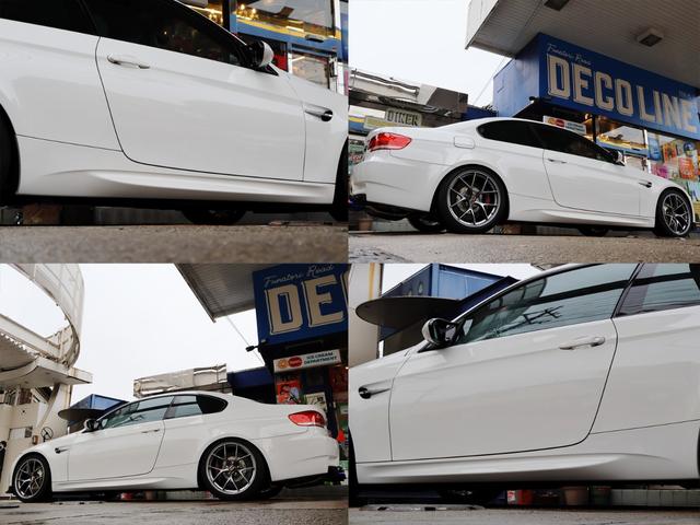 Ｍ３ Ｍ３クーペ　Ｇ－ＰＯＷＥＲ　ＳＫＩスーパーチャージャーシステム　ＥＮＤＬＥＳＳレーシングＭＯＮＯブレーキ　アラゴスタ車高調×エアサス　３Ｄデザイン　ＨＫＳ　ＣＡＭＰ２　　ワンオフマフラー（42枚目）