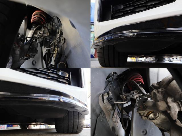 フロント周りのアンダーはやはり車高が低い分腹下を少し擦ってますね。これはこれで当たり前の領域です。