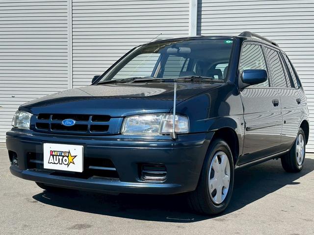 フェスティバミニワゴン ＪＸ　走行１９０００キロ　ＤＷ３ＷＦ　元二桁ナンバー　サンルーフ　車検令和８年３月　ルーフレール　ラジオ・カセット再生（8枚目）