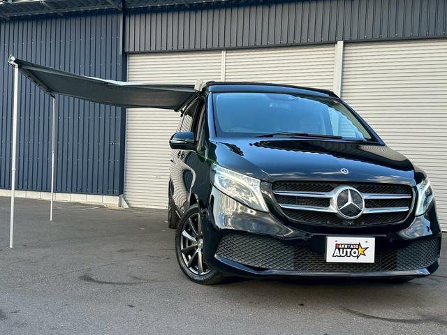 Vクラス V220d マルコポーロホライゾン ディーゼルターボ 走行68000キロ 車検令和8年7月 ポップアップルーフ 両側電動スライドドア 電動リアゲート 本革シート 全周囲カメラ  アルミホイール フロントフォグランプ シートエアコン(7枚目)