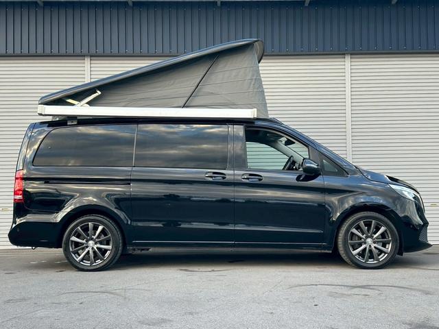 Vクラス V220d マルコポーロホライゾン ディーゼルターボ 走行68000キロ 車検令和8年7月 ポップアップルーフ 両側電動スライドドア 電動リアゲート 本革シート 全周囲カメラ  アルミホイール フロントフォグランプ シートエアコン(12枚目)