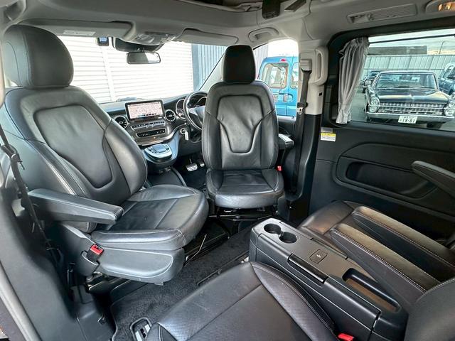 Vクラス V220d マルコポーロホライゾン ディーゼルターボ 走行68000キロ 車検令和8年7月 ポップアップルーフ 両側電動スライドドア 電動リアゲート 本革シート 全周囲カメラ  アルミホイール フロントフォグランプ シートエアコン(30枚目)