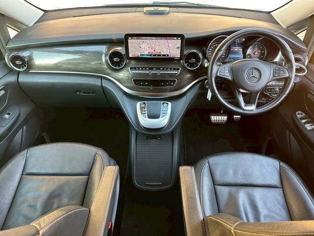Vクラス V220d マルコポーロホライゾン ディーゼルターボ 走行68000キロ 車検令和8年7月 ポップアップルーフ 両側電動スライドドア 電動リアゲート 本革シート 全周囲カメラ  アルミホイール フロントフォグランプ シートエアコン(32枚目)