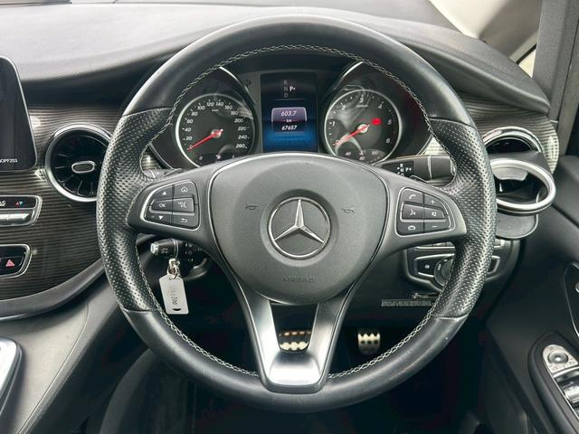 Vクラス V220d マルコポーロホライゾン ディーゼルターボ 走行68000キロ 車検令和8年7月 ポップアップルーフ 両側電動スライドドア 電動リアゲート 本革シート 全周囲カメラ  アルミホイール フロントフォグランプ シートエアコン(33枚目)