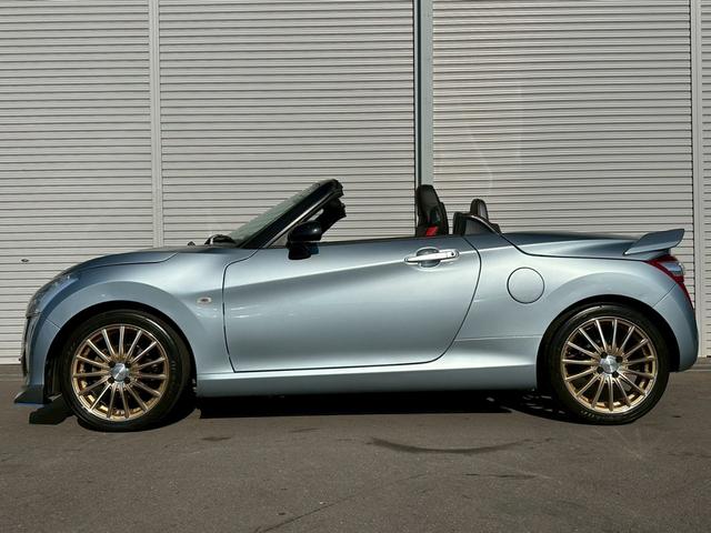 コペン ローブ S ターボ MTモード 純正レカロシート フジツボマフラー タナベタワーバー D-SPORTトランクバー フロアAT タイミングチェーン ETC 16インチアルミ プッシュスタート フロントフォグランプ(9枚目)