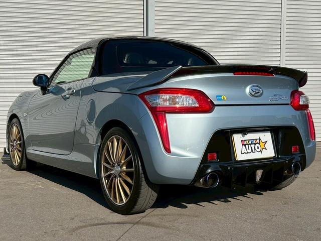 コペン ローブ S ターボ MTモード 純正レカロシート フジツボマフラー タナベタワーバー D-SPORTトランクバー フロアAT タイミングチェーン ETC 16インチアルミ プッシュスタート フロントフォグランプ(13枚目)