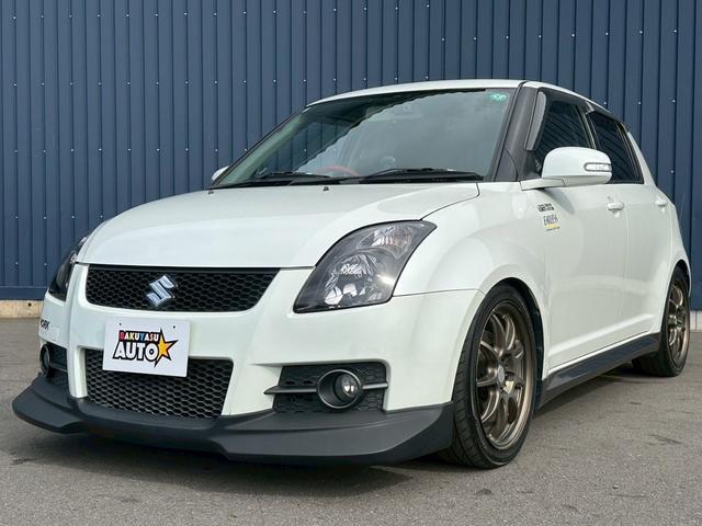 スイフト スポーツ 純正5速 GReddy車高調 WORK17インチアルミホイール タイミングチェーン ZC31S 修復歴無し 5MT マニュアル車 フロントフォグランプ(9枚目)