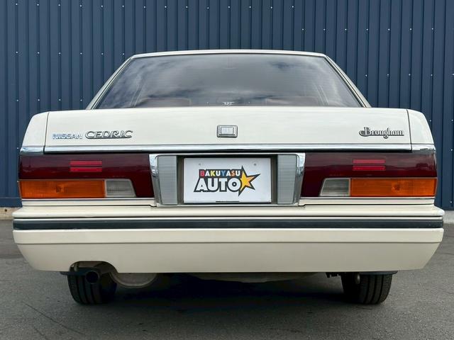 セドリック ブロアム ベンコラ Y31 ワンオーナー 6人乗り 修復歴無し 走行86000キロ車検令和9年8月 VG20エンジン 後席パワーシート フロントフォグランプ(13枚目)