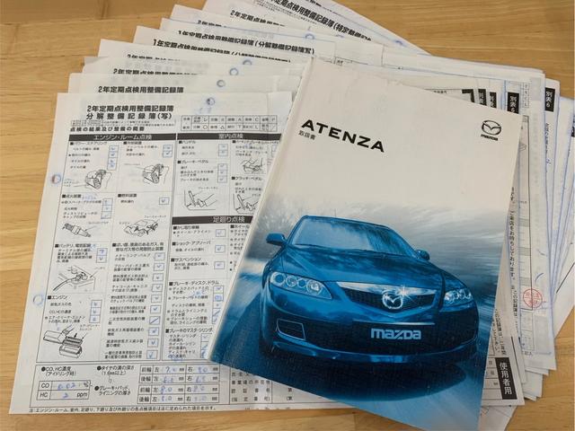 アテンザスポーツ ２３Ｓ　純正６速　走行６１０００キロ　後期　クラッチディスク交換済み　バックカメラ　修復歴無し　ＧＧ３Ｓ　６ＭＴ　マニュアル車　フロントフォグランプ　アルミホイール（56枚目）