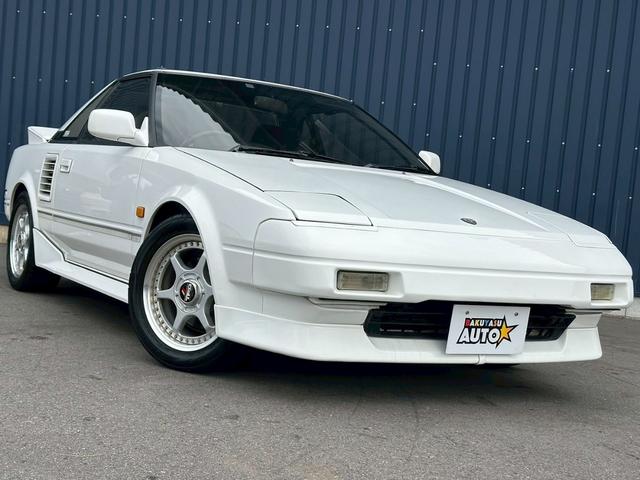 ＭＲ２ Ｇ　純正５速　ＡＷ１１　ノーマルルーフ　４ＡＧエンジン搭載　Ｆ・Ｒタワーバー　タイミングベルト交換ステッカー有　ＴＲＤ１５インチアルミホイール　５ＭＴ　マニュアル車　フロントフォグランプ（6枚目）