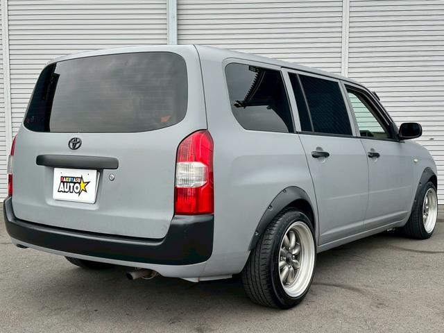 プロボックス ＤＸコンフォート　フルラッピング　車高調　オーバーフェンダー　タナベタワーバー　修復歴無し　タイミングチェーン　１ＮＺエンジン　アルミホイール（12枚目）