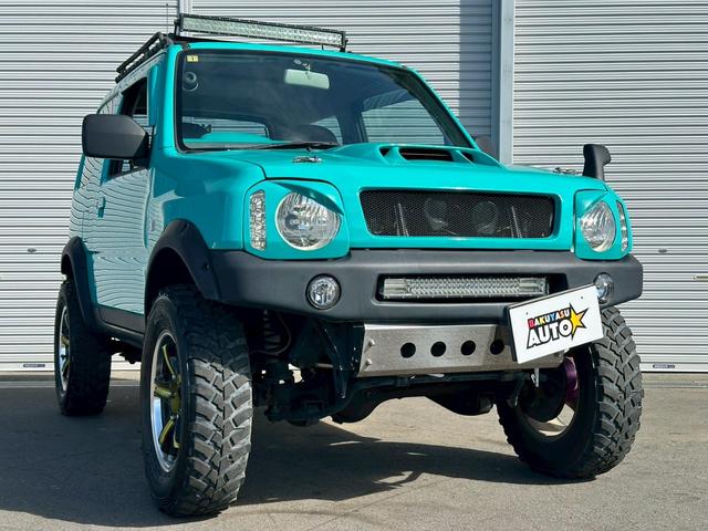 ジムニー ＸＡ　４ＷＤ　ターボ　ＪＢ２３Ｗ　タイミングチェーン　１６インチアルミホイール　フロントフォグランプ　リフトアップ　ＥＴＣ　ＤＶＤ・ＣＤ再生　ナビ付き（10枚目）