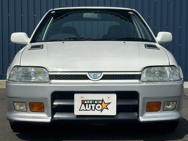 シャレードデ・トマソ ビアンカ 純正5速 イエロースピードレーシング車高調 特別仕様車 修復歴無し タナベマフラー KENWOODナビ ETC Bluetooth マニュアル 5MT(6枚目)