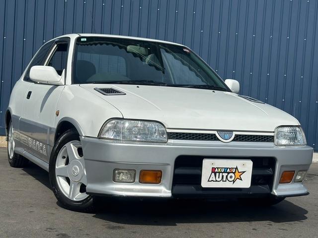 シャレードデ・トマソ ビアンカ 純正5速 イエロースピードレーシング車高調 特別仕様車 修復歴無し タナベマフラー KENWOODナビ ETC Bluetooth マニュアル 5MT(9枚目)