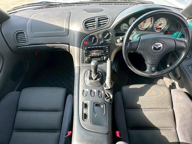 ＲＸ－７ タイプＲＳ　純正５速　ターボ　車高調　ＦＤ３Ｓ　１３Ｂ型ロータリーエンジン　クラッチＯＨ済み　ＢＢＳ　ＬＭ１８インチアルミホイール　リトラクタブルヘッドライト　フロントフォグランプ　５ＭＴ（24枚目）