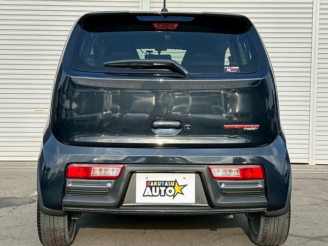 アルトワークス ベースグレード　純正５速　ターボ　タイミングチェーン　ＨＡ３６Ｓ　レカロシート　修復歴無し　スマートキー　プッシュスタート　横滑り防止装置　アルミホイール　フロントフォグランプ　５ＭＴ　マニュアル車（12枚目）