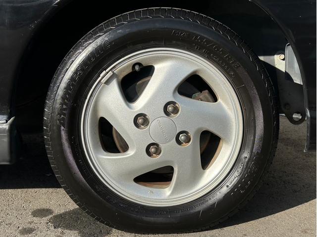 プレオ ＬＳリミテッド　純正５速　ＲＡ１　修復歴無し　走行６３０００キロ　１３インチアルミホイール　キーレス　ＥＴＣ　５ＭＴ　フロントフォグランプ（50枚目）